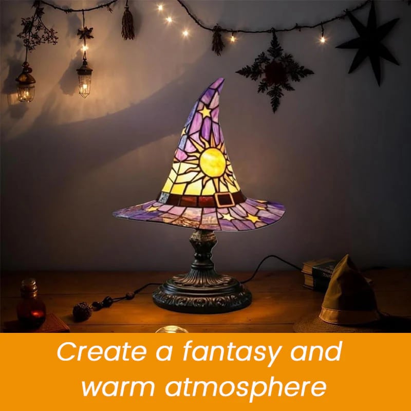 Halloween witch hat night light