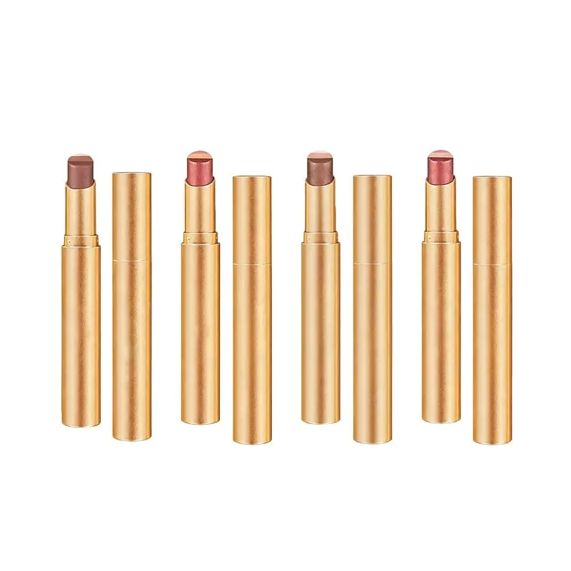 The four eyeshadow sticks lined up side by side